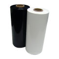 Литая упаковка LLDPE Clear Cut Jumbo Stretch Film Roll 50kg Полиэтиленовая оберточная пленка